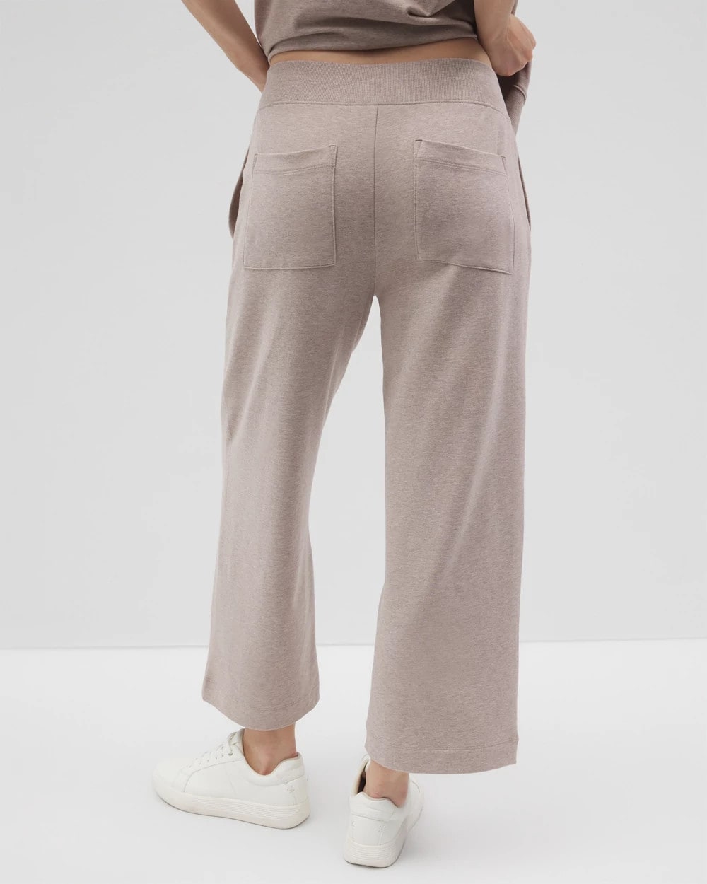Wide Leg Crop Pant - HEATHER MINK | Soma Women