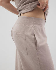 Wide Leg Crop Pant - HEATHER MINK | Soma Women