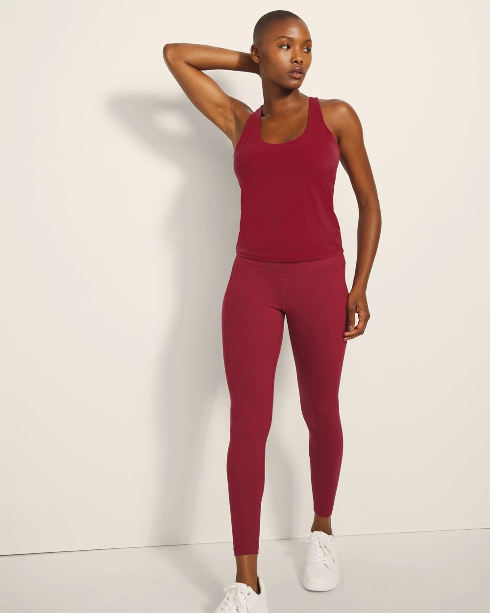 High-Waist Pocket Leggings - RED FLIRT | Soma Women