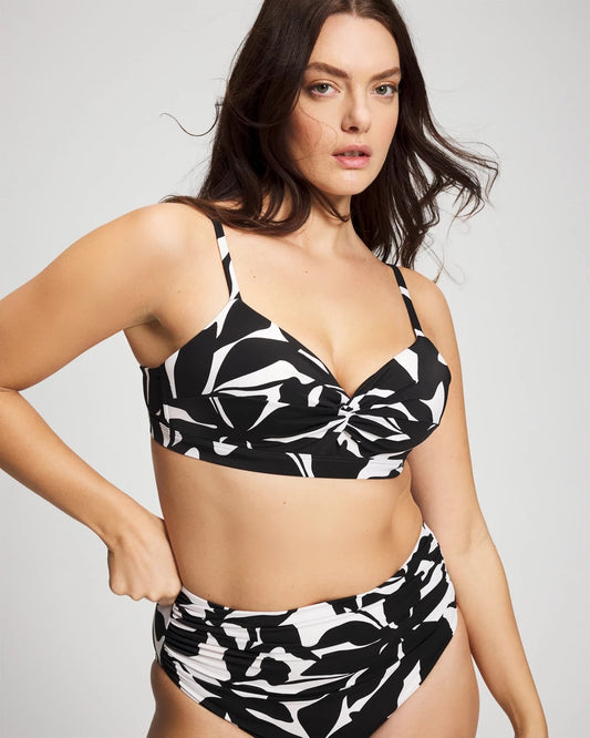 Enbliss Wireless Bikini - MEANDERING LEAF BLACK | Soma Women