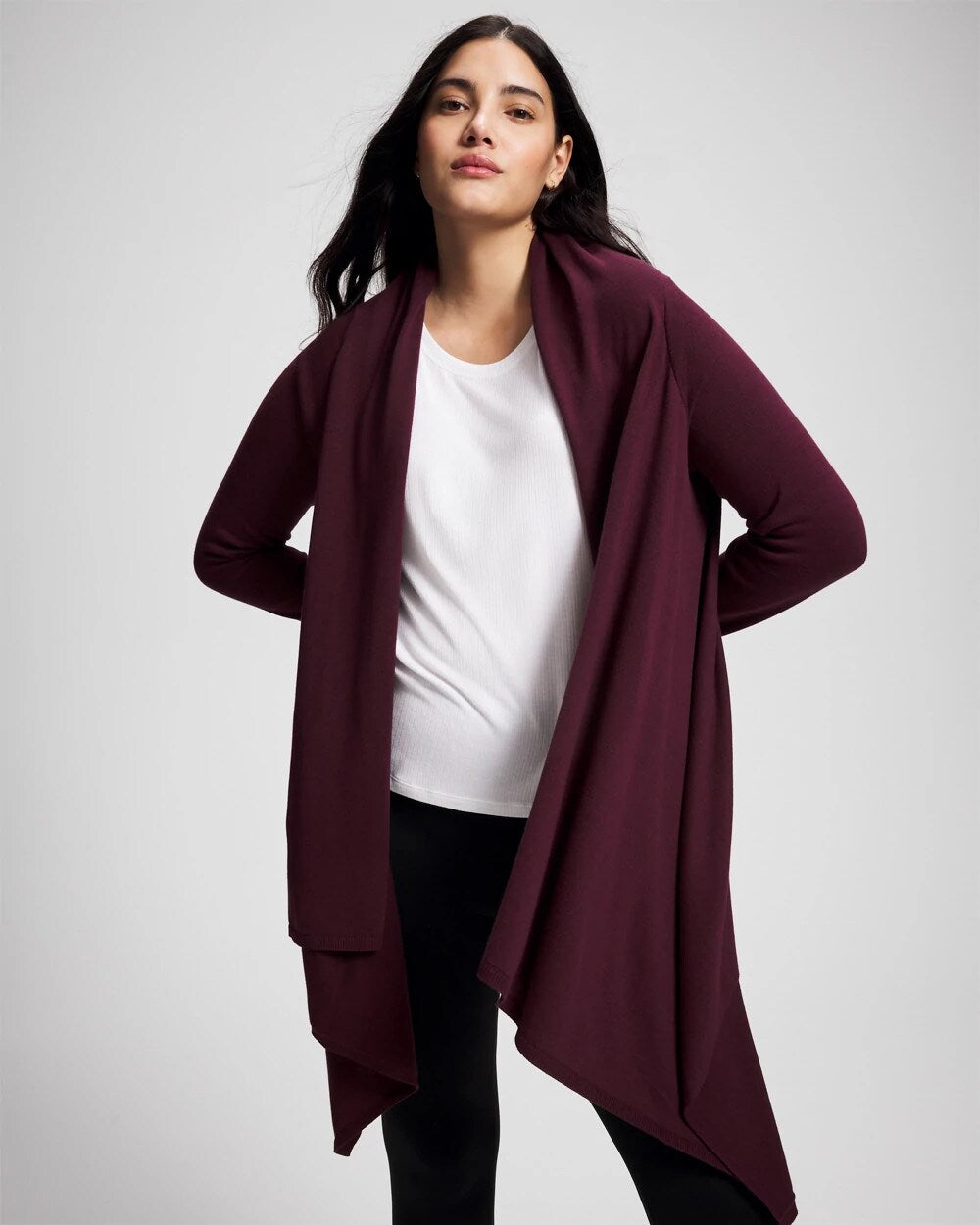 Sweater Travel Wrap - MERLOT | Soma Women