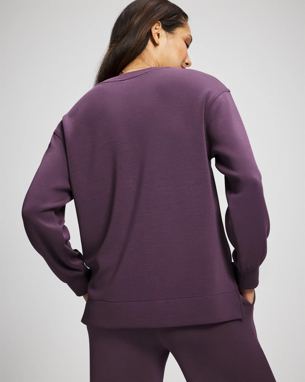 Modern Modal Crewneck Sweatshirt - PLUM PERFECT | Soma Women