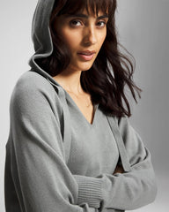 Cotton Sweater Hoodie - SEDONA SAGE | Soma Women