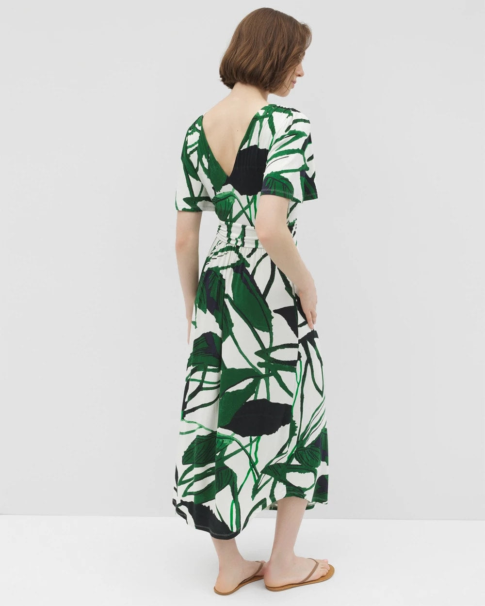 Pamilla Midi Bra Dress - INKY LEAVES GRAND COCONUT | Soma Women
