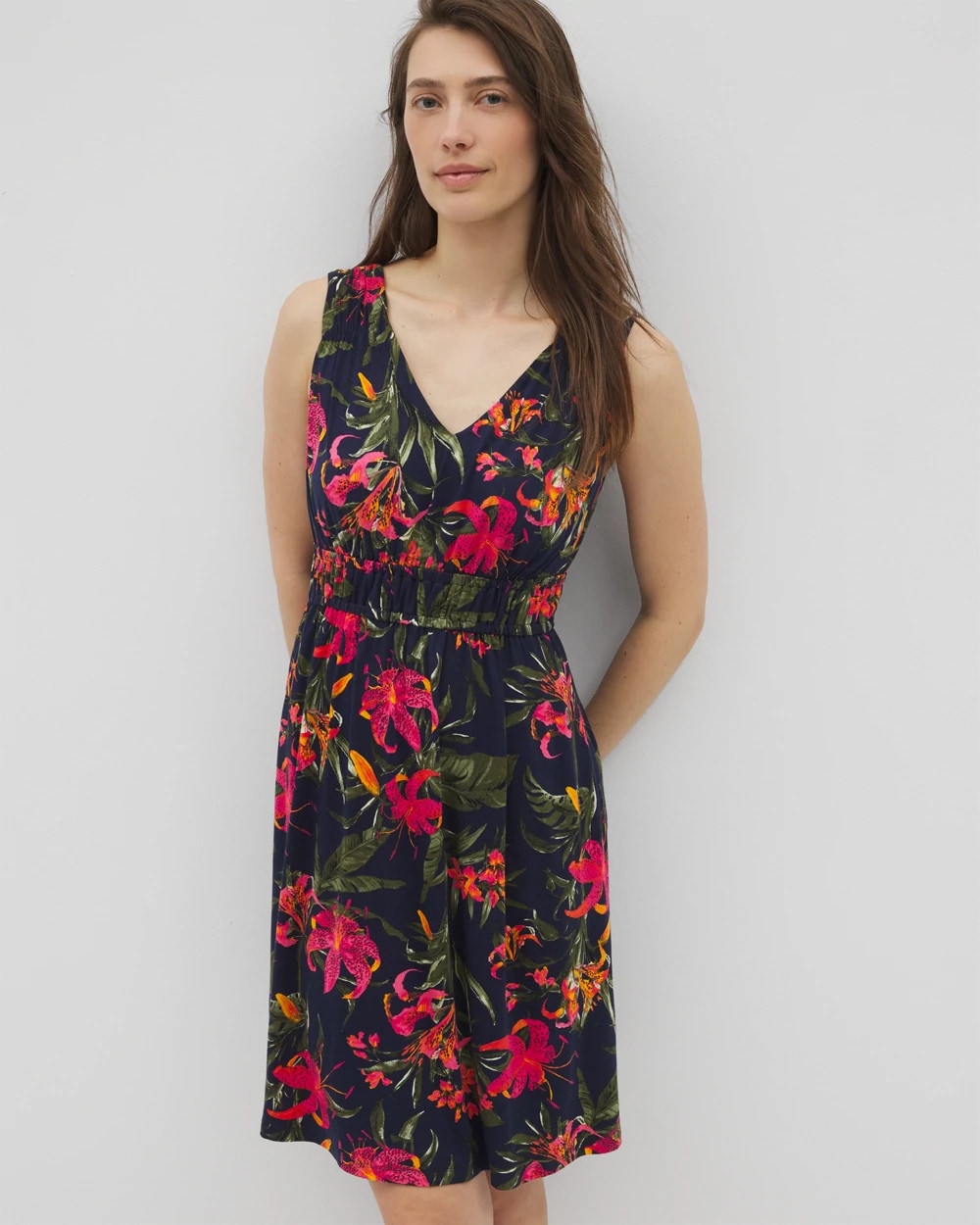 Riviera Short Bra Dress - LE TIGRE TROPIC NAVY | Soma Women