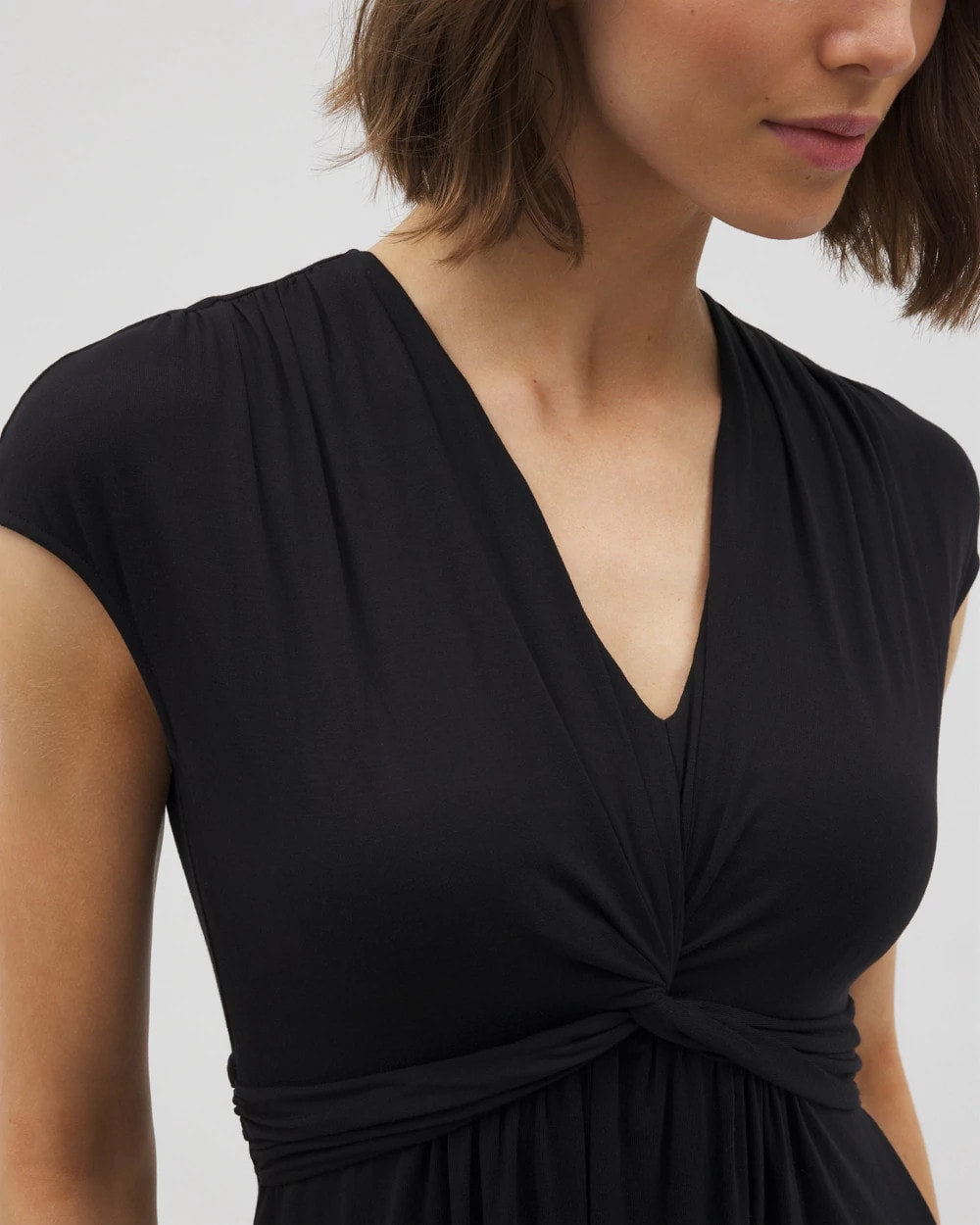 Twist Short Bra Dress - BLACK | Soma Women
