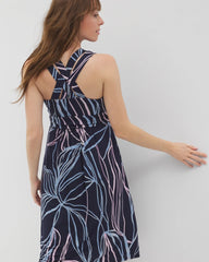 Cross Back Strap Bra Dress - SO RELEAFED GRAND NAVY | Soma Women