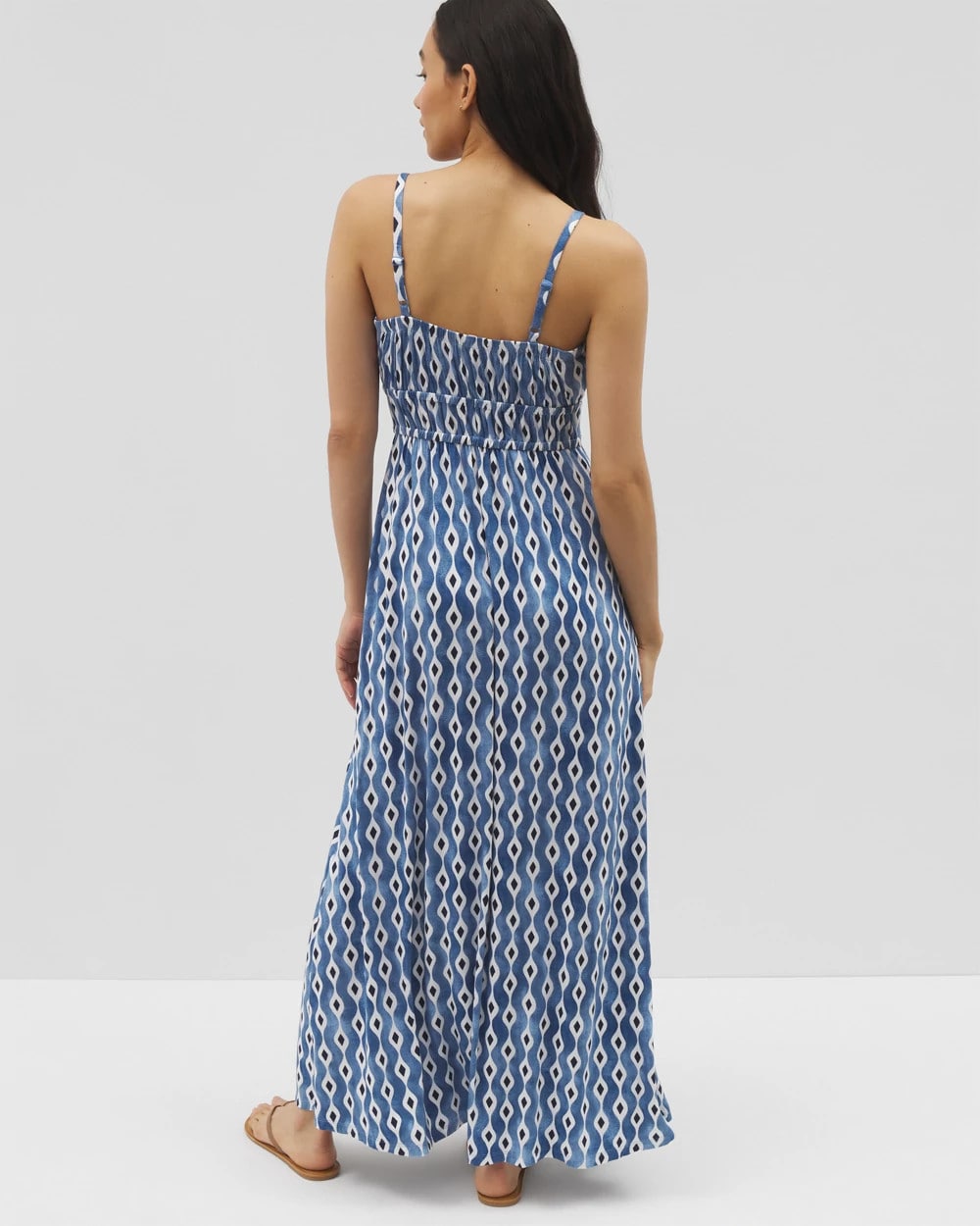 Paradiso Maxi Bra Dress - REVERIE GEO COCONUT | Soma Women