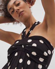 Retreat Maxi Bra Dress - MOVEMENT DOT BLACK | Soma Women