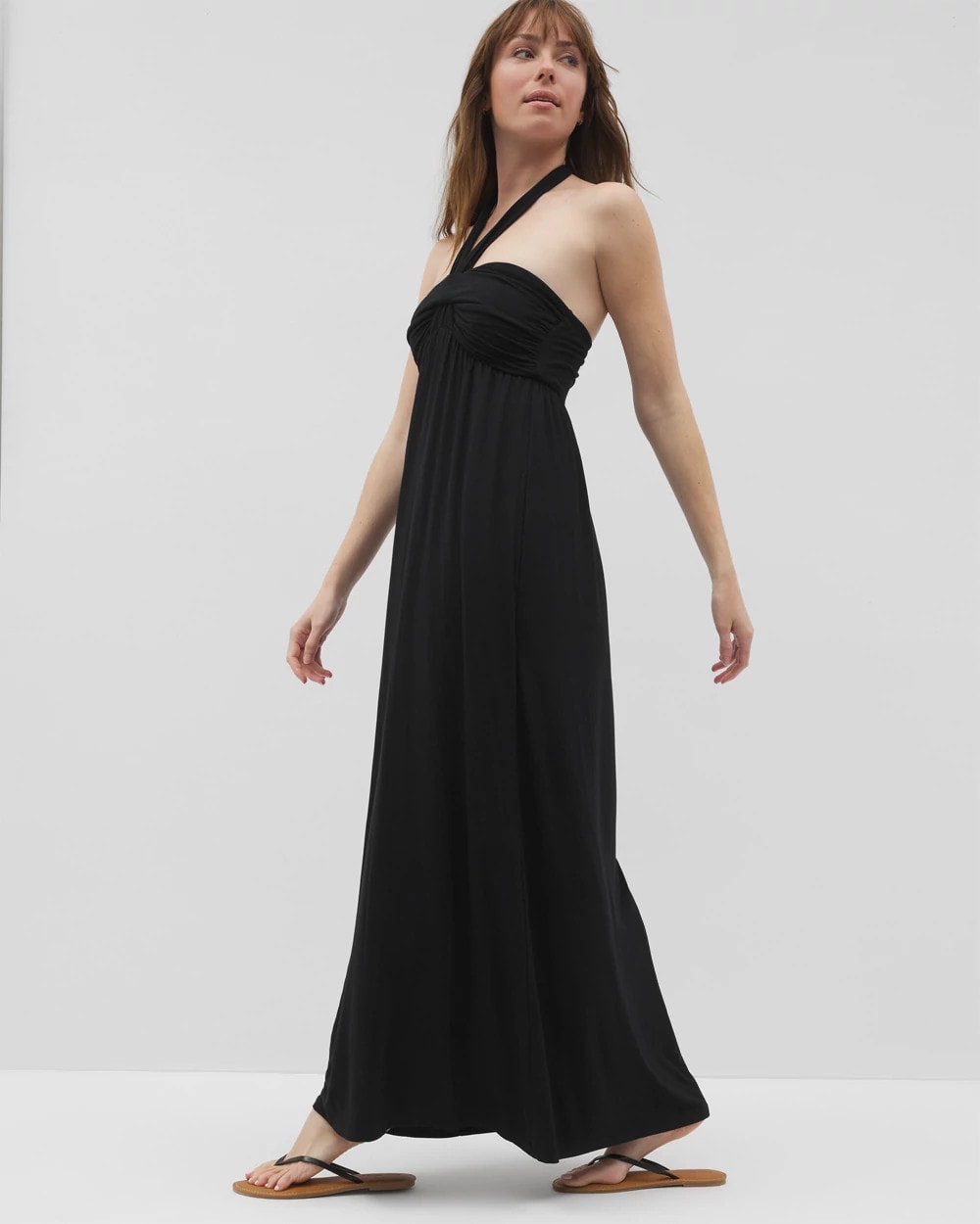 Retreat Maxi Bra Dress - BLACK | Soma Women