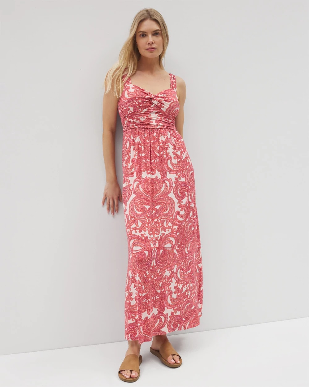 Bahia Maxi Bra Dress - SHOW OFF PAISLEY PEACH | Soma Women