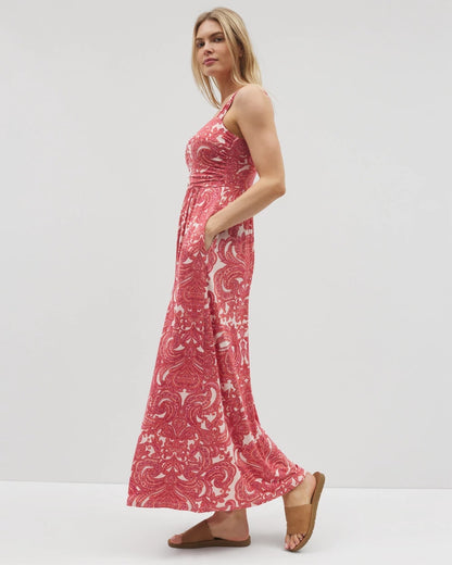 Bahia Maxi Bra Dress - SHOW OFF PAISLEY PEACH | Soma Women