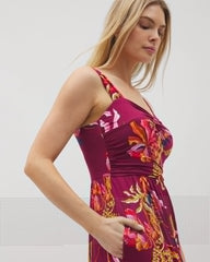 Bahia Maxi Bra Dress - SUNRISE FLORA RED BEAUTY | Soma Women