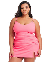 Pique Ole V-Neck Tankini - BARDOT BLUSH | Soma Women