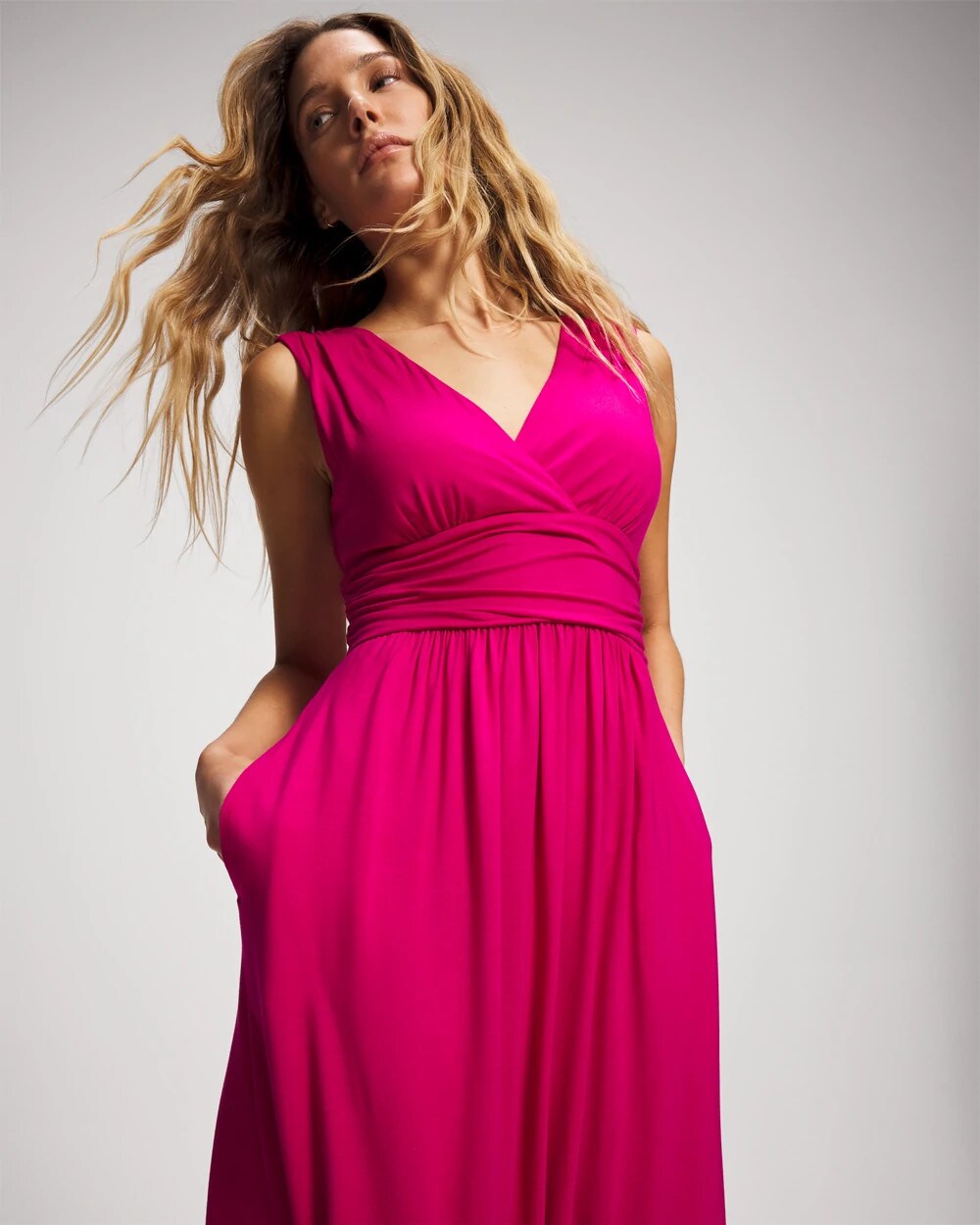 Goddess Midi Bra Dress - PINK COSMO | Soma Women