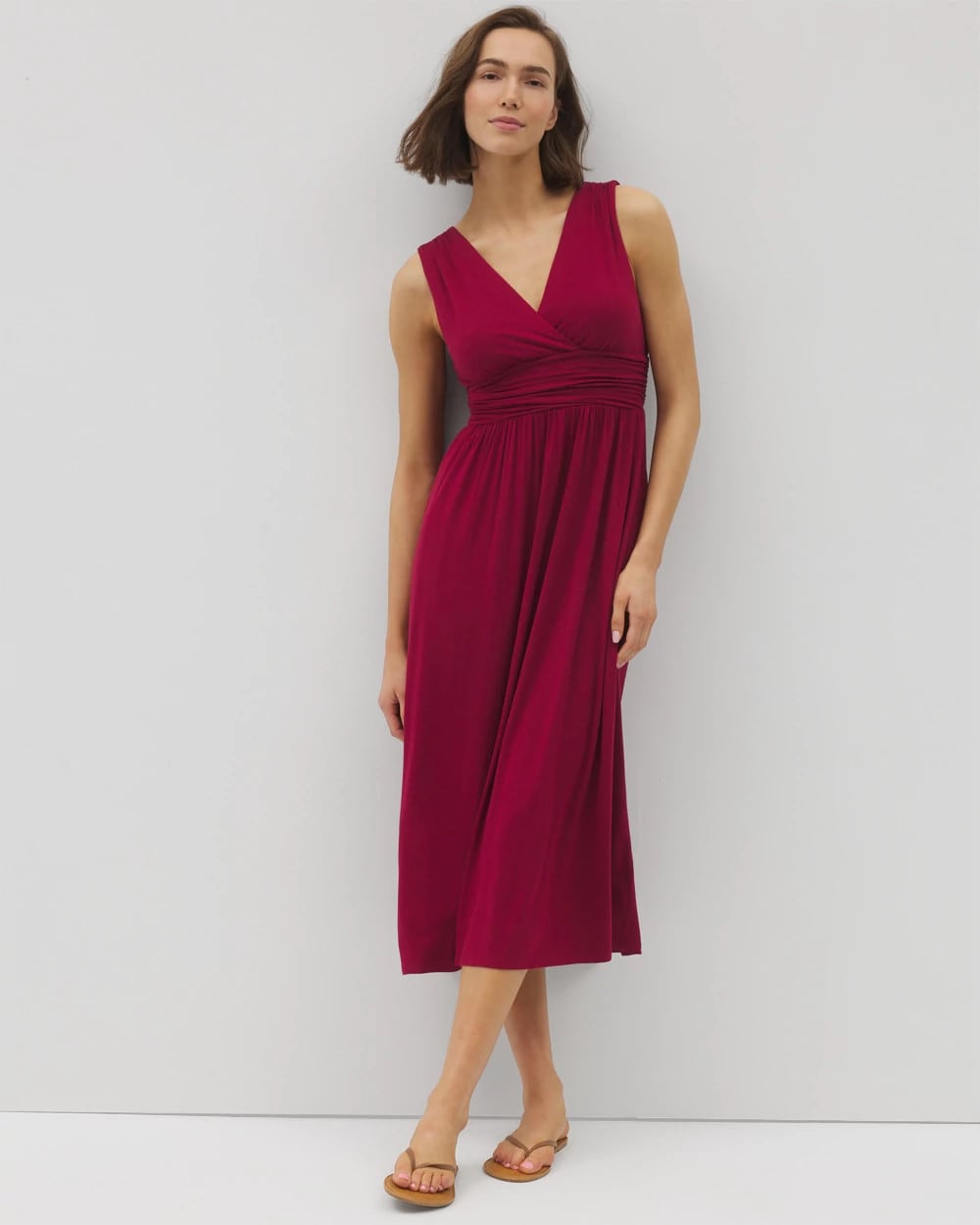 Goddess Midi Bra Dress - RED BEAUTY | Soma Women