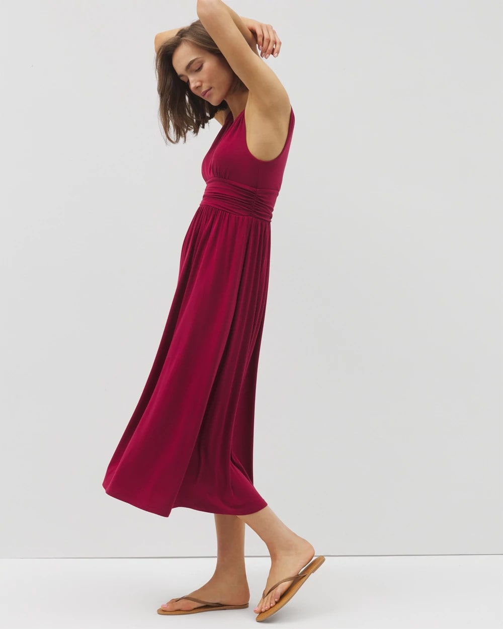 Goddess Midi Bra Dress - RED BEAUTY | Soma Women