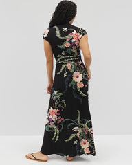 Serenity Maxi Bra Dress - PARADISE PLUMES DRAMA G B | Soma Women