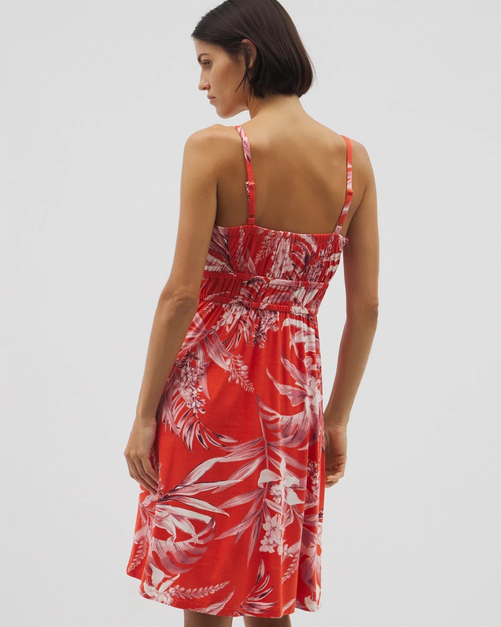 Paradiso Short Bra Dress - PALM PERFECT G GOJI BERRY | Soma Women