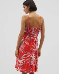 Paradiso Short Bra Dress - PALM PERFECT G GOJI BERRY | Soma Women