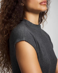 Premier Knit Sweater Funnel Neck Midi Dress - HEATHER QUARTZ | Soma Women