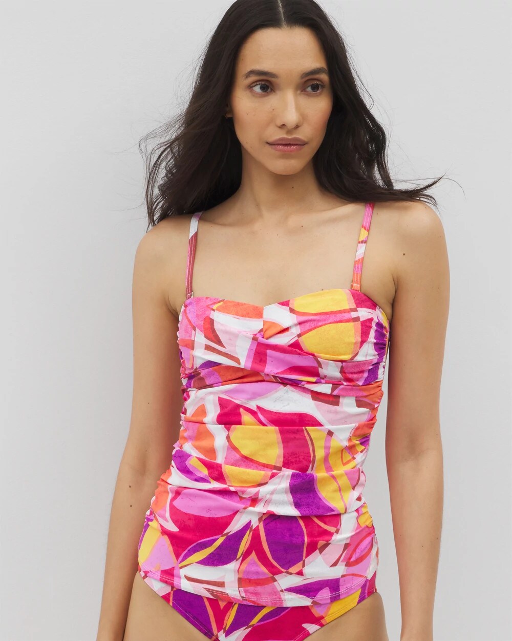 Beyond Control Riviera Maya Twisted Bust Tankini - ORCHID | Soma Women