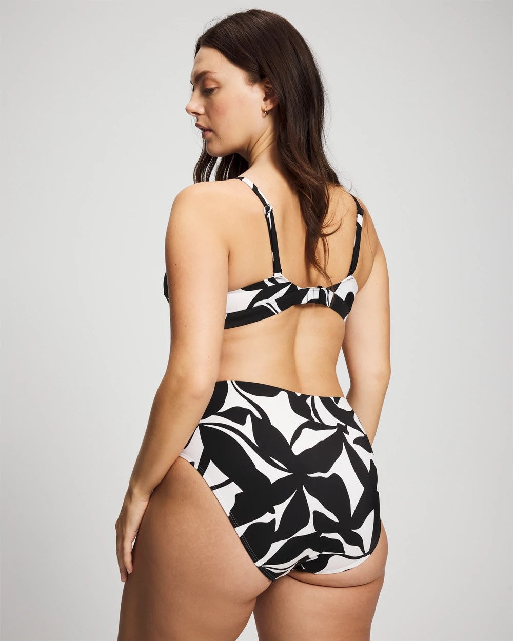 High-Waist Enbliss Bottom - MEANDERING LEAF BLACK | Soma Women