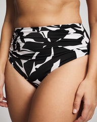 High-Waist Enbliss Bottom - MEANDERING LEAF BLACK | Soma Women
