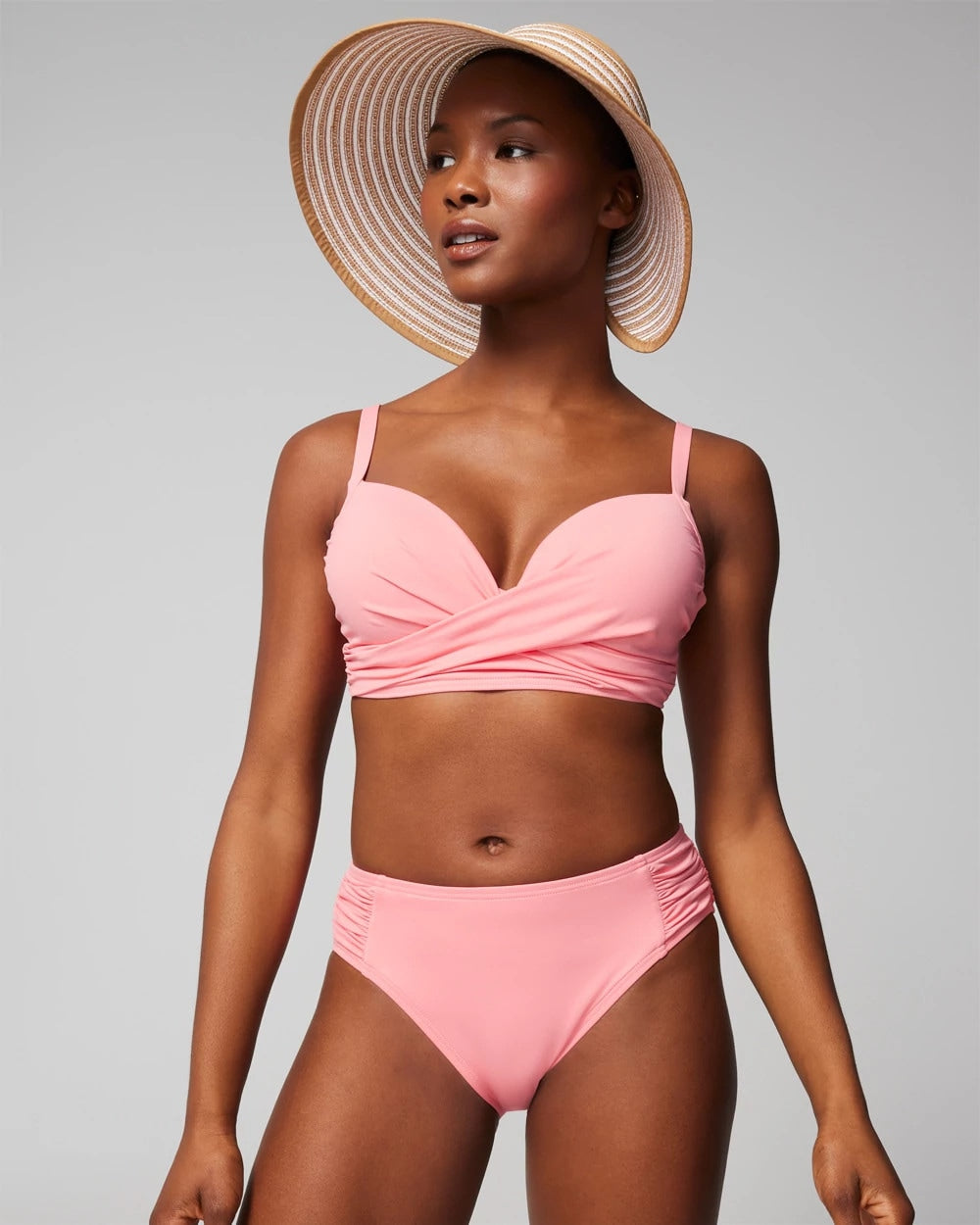 Ruched Bikini Bottoms - SHELL PINK | Soma Women