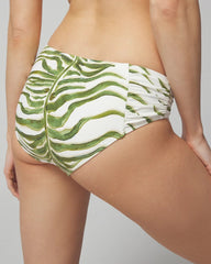 Ruched Bikini Bottoms - INTO THE GROOVE COCONUT | Soma Women
