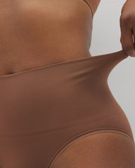 Mid-Level Shaping Seamless Brief - CINNAMON LATTE | Soma Women