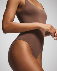 Light Seamless Bodysuit - CINNAMON LATTE | Soma Women