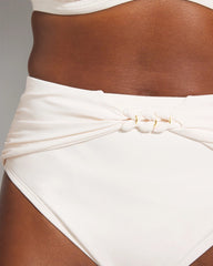 Ring Master High-Waist Swim Bottom - COCONUT WATER | Soma Women