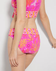 Desert Bloom Foldover High-Waist Swim Bottom - DAHLIA MULTI | Soma Women