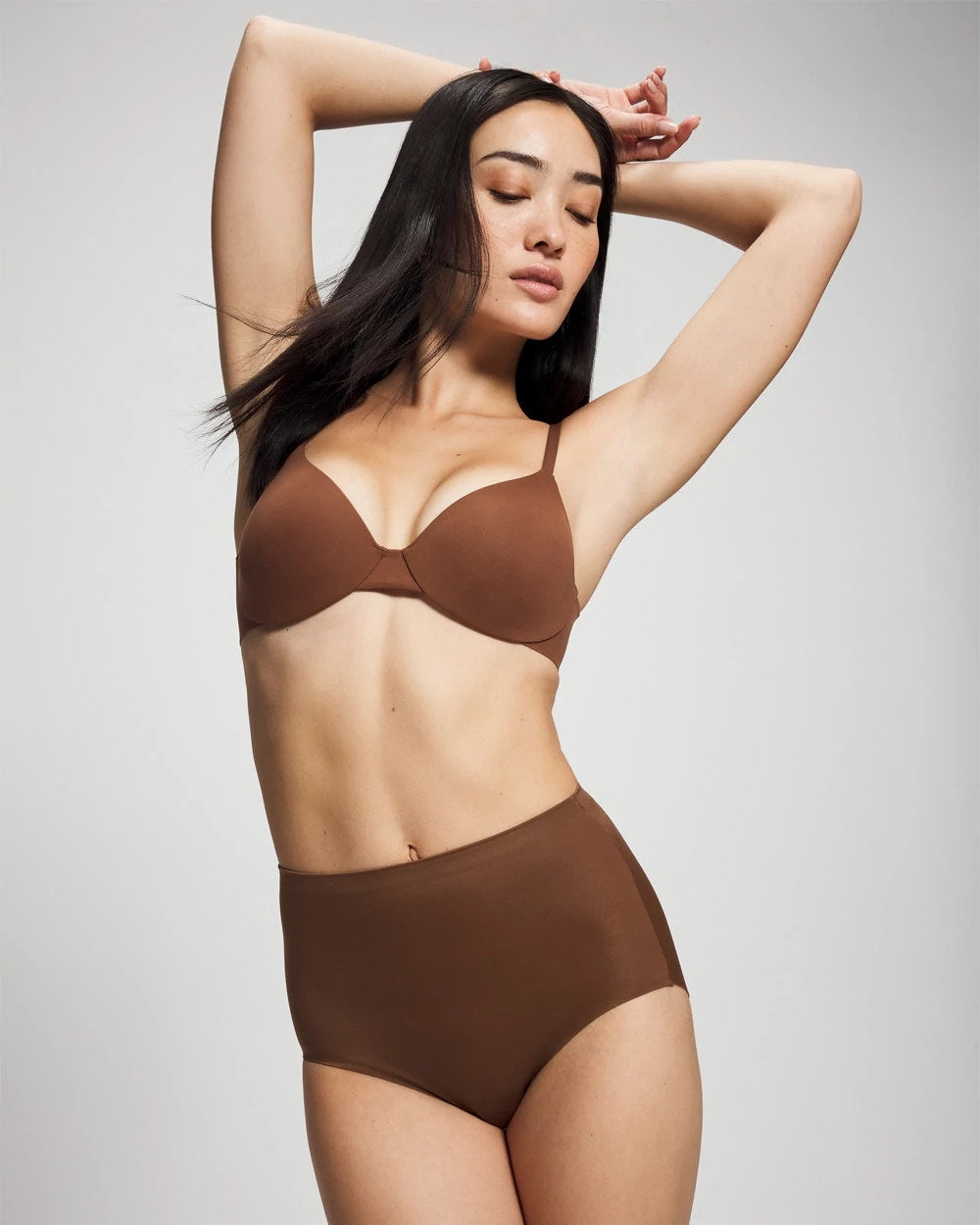 Mid Level High Waist Cooling Brief - CINNAMON LATTE | Soma Women