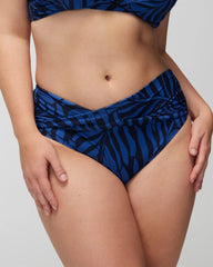 Twist-Front Bikini Bottom - UNBELEAFABLE TRUE BLUE | Soma Women