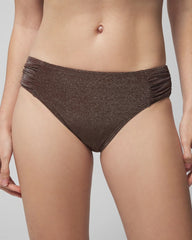 Ruched Bikini Bottoms - DOLCE VIDA DARK NUDE | Soma Women