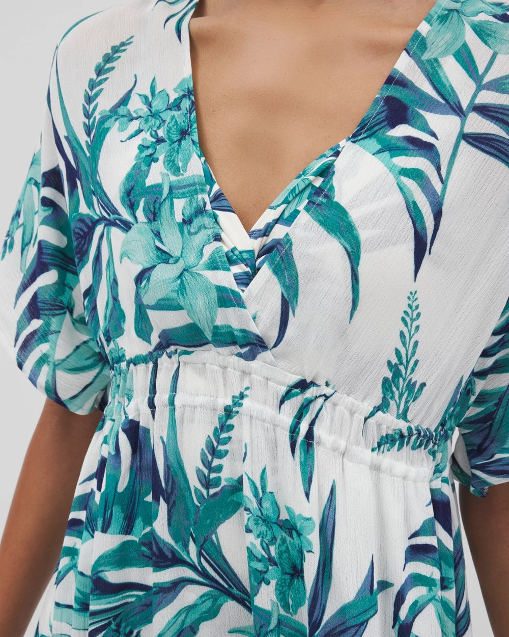 Rayon Crepe Cover Up - PALM PERFECT COCONUT | Soma Women