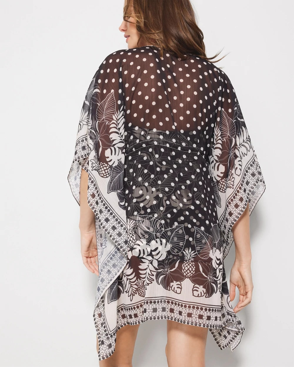 Double Trouble Caftan - BLACK | Soma Women