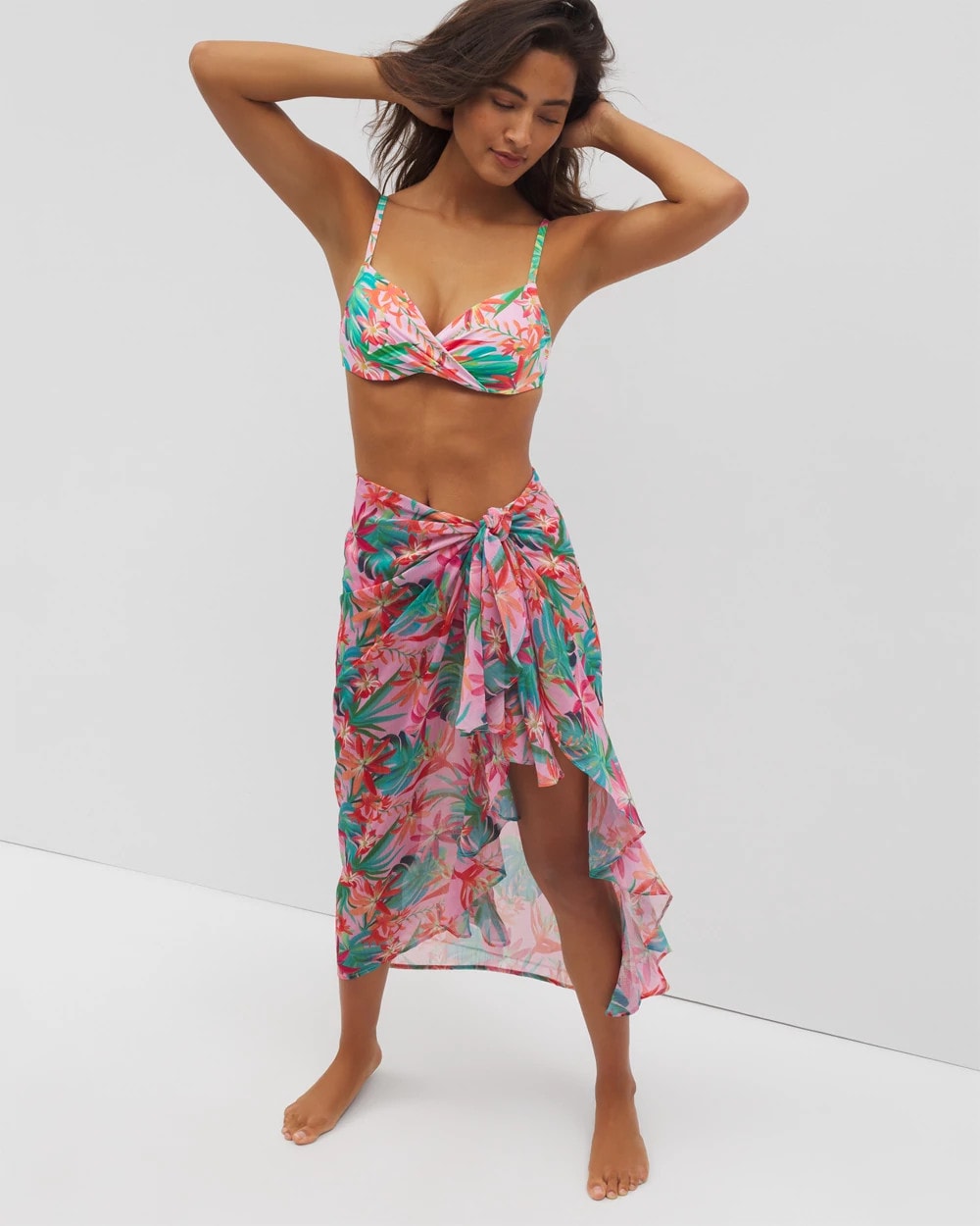 Everything Under the Sun Ruffle Pareo - MULTI | Soma Women