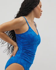 Beyond Control Textured Solids One-Piece - ATLANTIC BLUE | Soma Women