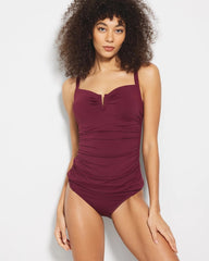 V-Wire Tankini Top - VELVET PLUM | Soma Women