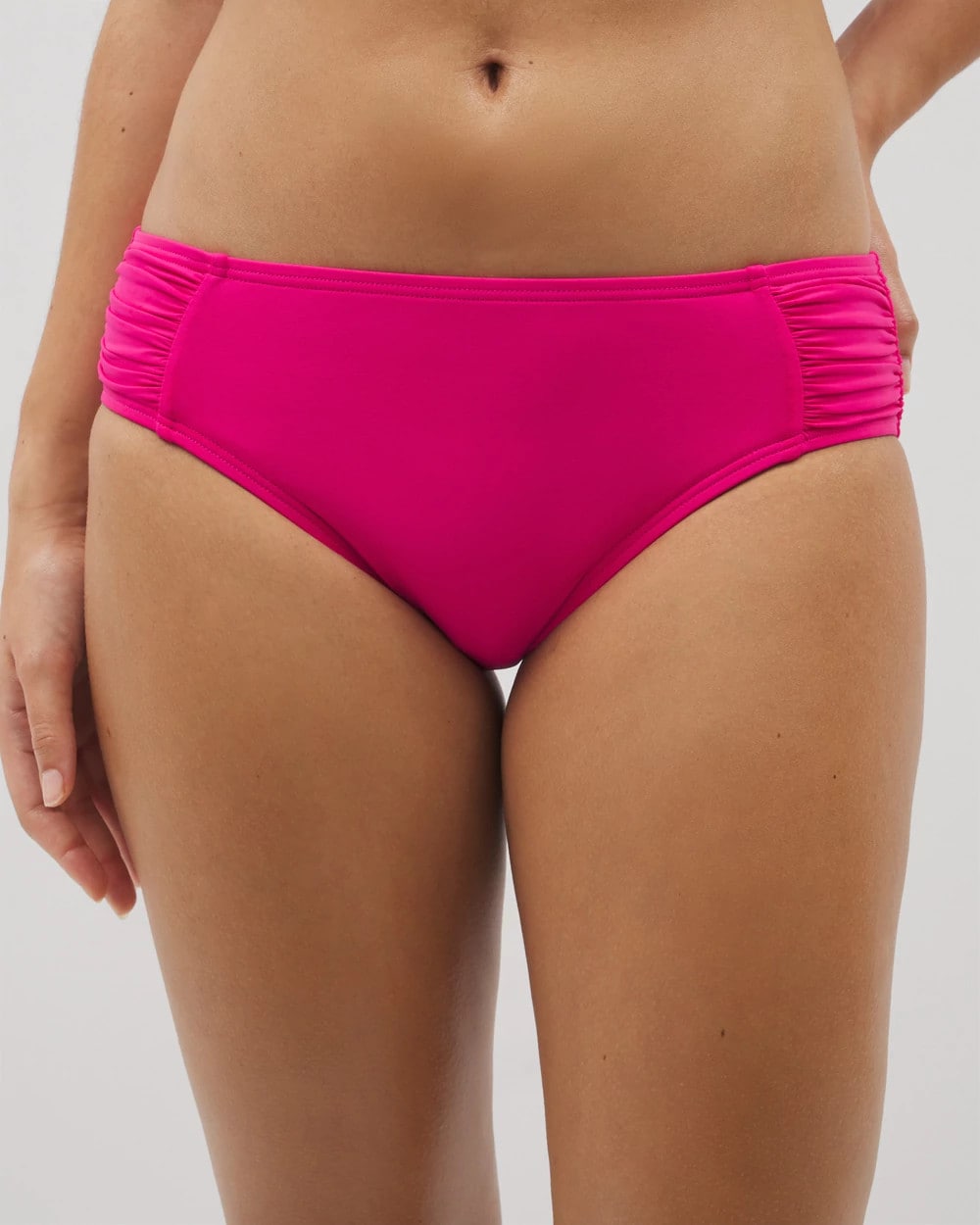 Ruched Bikini Bottoms - CAMELLIA ROSE | Soma Women