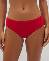 Ruched Bikini Bottoms - BARBADOS CHERRY | Soma Women