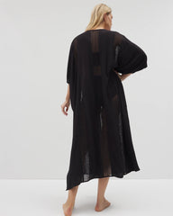 Caftan Cover-Up - BLACK | Soma Women