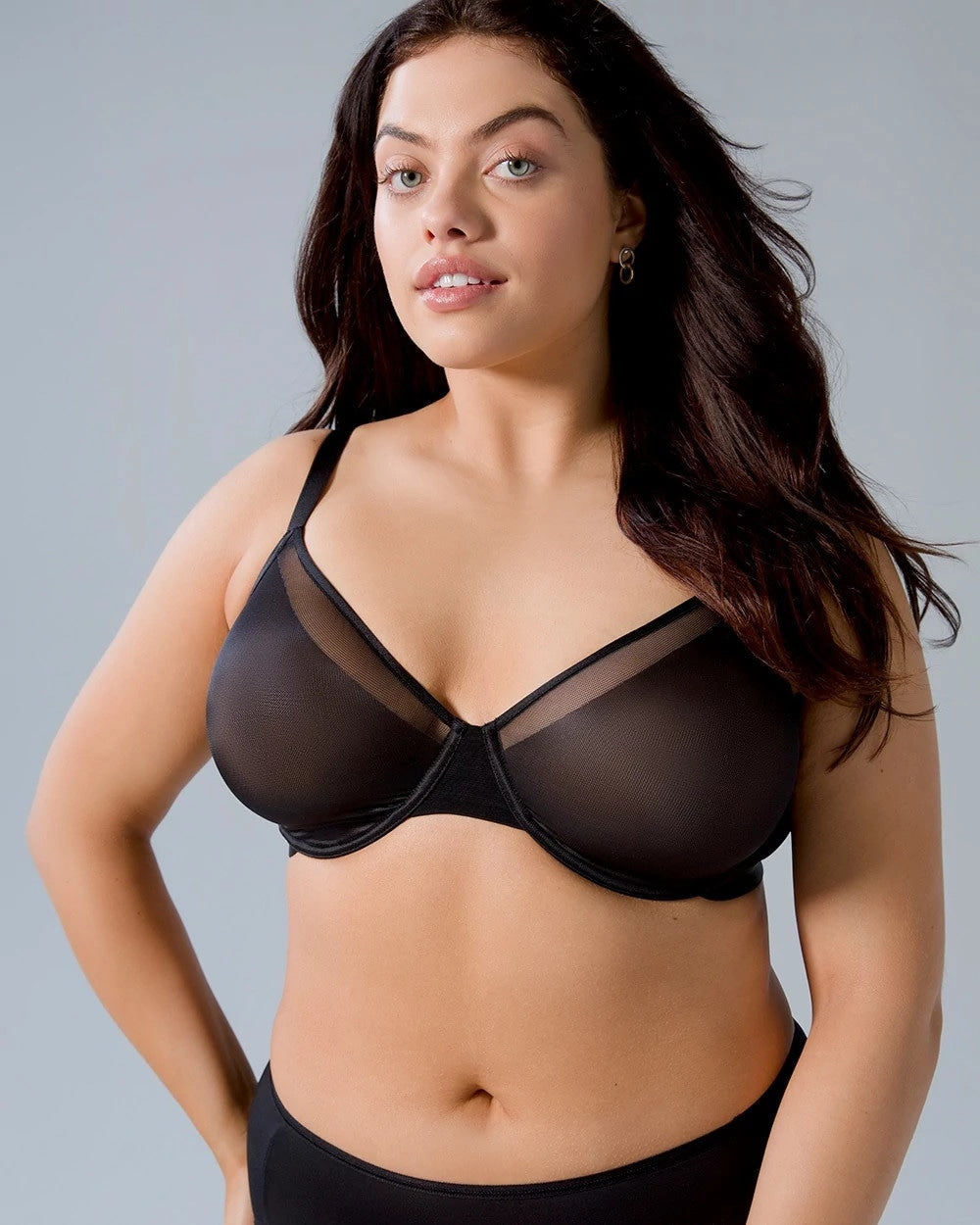 Unlined Perfect Coverage Bra - BLACK | Soma Women