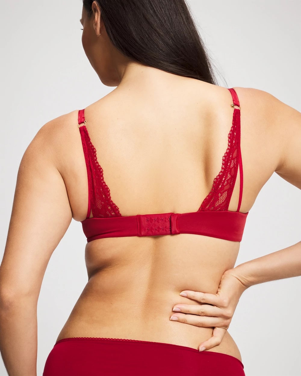 Perfect Coverage Convertible Bra with Lace back - PAINT THE TOWN RED | Soma Women