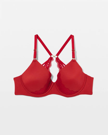 Perfect Coverage Convertible Bra with Lace back - PAINT THE TOWN RED | Soma Women