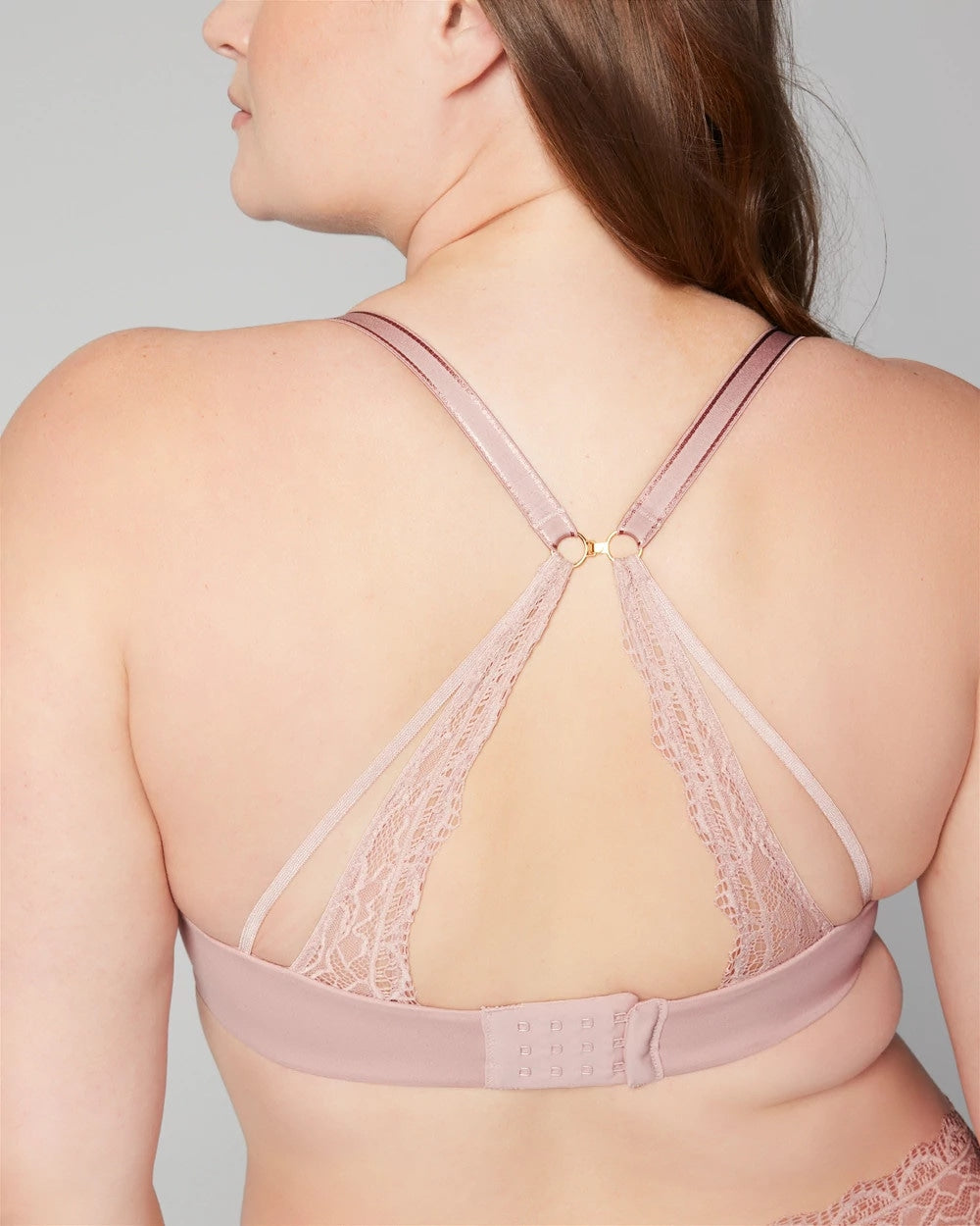Perfect Coverage Convertible Bra with Lace back - ADOBE ROSE | Soma Women