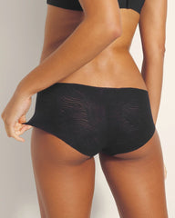 Hipster Panty with Lace - BLACK | Soma Women